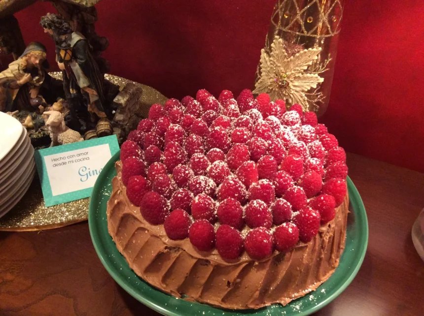 Pastel triple chocolate