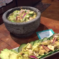 Aguachile de Callo de Hacha