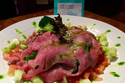 Carpaccio de Atún