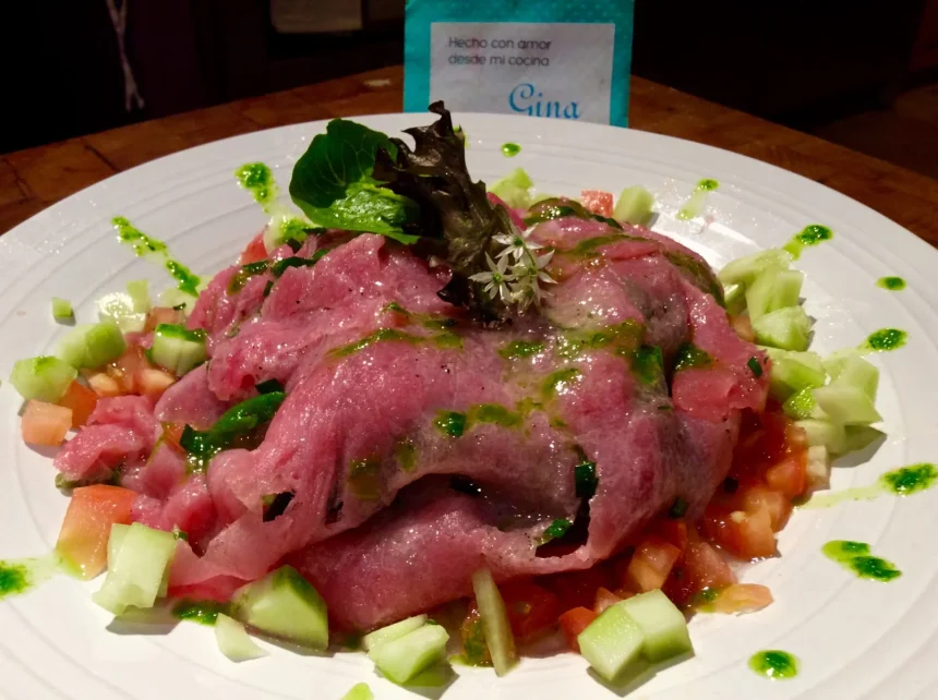 Carpaccio de Atún