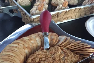 Botanita de Queso con champiñones