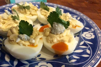 Bluecheese Buffalo Devil Eggs