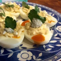 Bluecheese Buffalo Devil Eggs