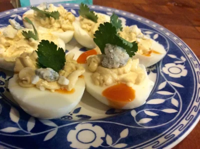 Bluecheese Buffalo Devil Eggs 8 Bluecheese Buffalo Devil Eggs