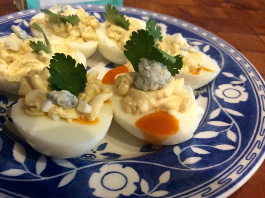 Bluecheese Buffalo Devil Eggs