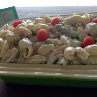 Ensalada de pasta con atún