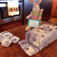 Blueberry cheesecake fudge