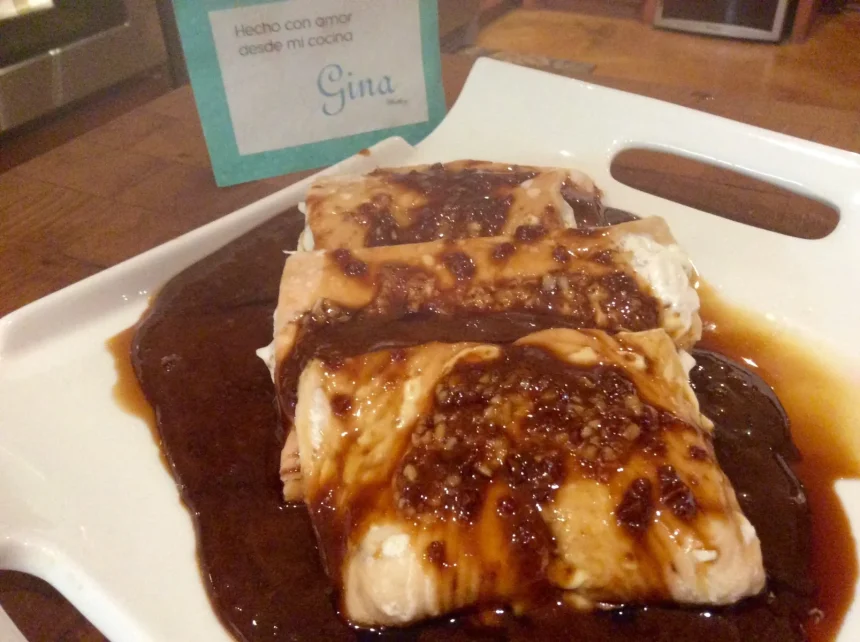 Salmon al horno con glase de Bourbon