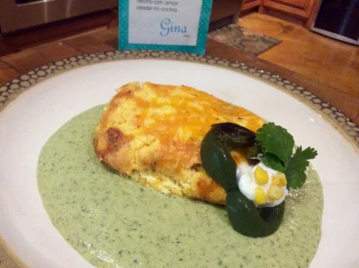 Pastel de Elote, Pollo y Poblano