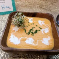 Crema de zanahoria y curry
