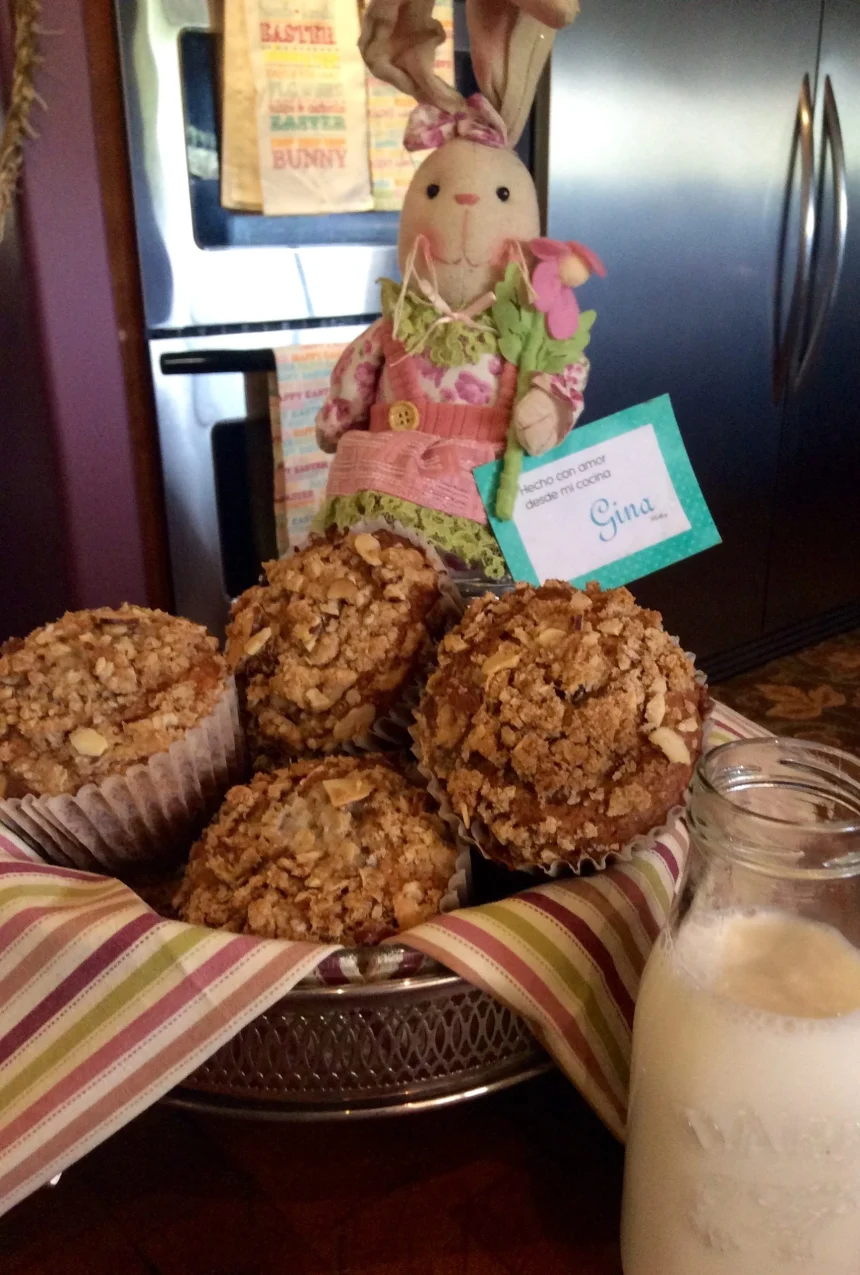 Muffins de Platano con Avena