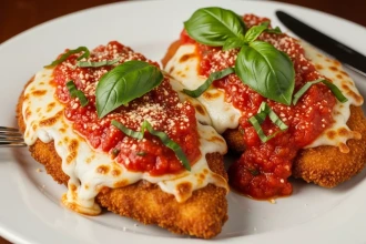 Pechugas de pollo a la parmesana