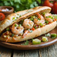 Torta de Camarón con Romeritos