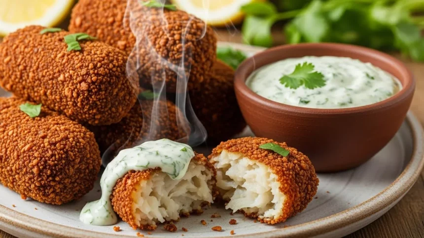 Receta de Croquetas de Bacalao y Papa crujientes paso a paso