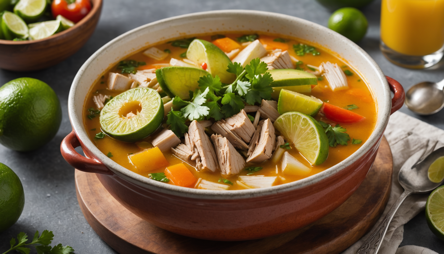discover how to prepare the delicious caldo tlalpeño, a traditional Mexican soup full of flavor, chicken, vegetables, and chipotle. surprise your family with this easy and nutritious recipe!