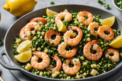 descubre cómo preparar camarones al ajillo irresistibles, acompañados de una fresca gremolata de limón que realza su sabor. ¡una receta fácil, rápida y perfecta para sorprender en cualquier ocasión!