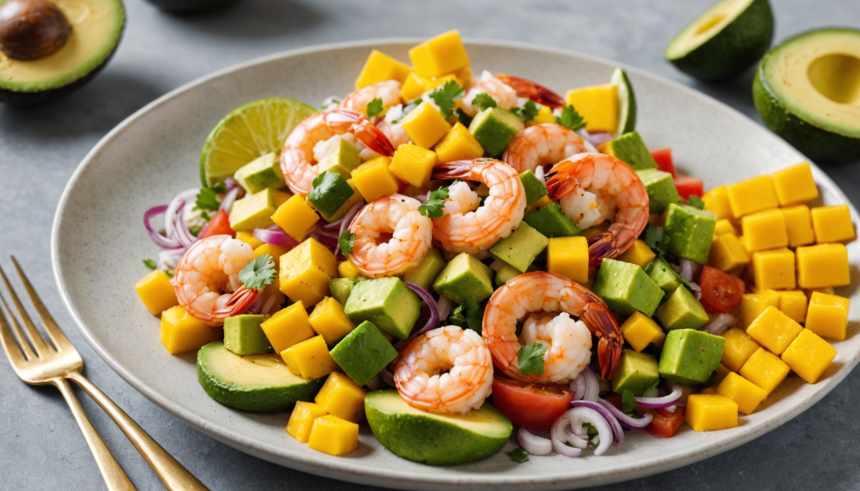 descubre cómo preparar un delicioso ceviche de camarón y mango con aguacate. una receta fresca, fácil y perfecta para el verano. ¡sorprende a todos con este plato lleno de sabor tropical!