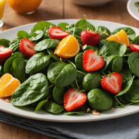 descubre cómo preparar una deliciosa ensalada de espinaca, naranja y fresas, perfecta para refrescar tu paladar con sabores frescos y saludables. ¡fácil de hacer y llena de vitaminas!