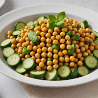 descubre cómo preparar una deliciosa ensalada de garbanzos y pepino, fresca, saludable y lista en pocos minutos. ideal para comidas ligeras y nutritivas durante todo el año.