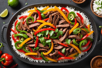 descubre cómo preparar unas deliciosas fajitas de res estilo oriental, con sabores exóticos y fáciles de hacer en casa. perfectas para compartir y sorprender a tu familia.