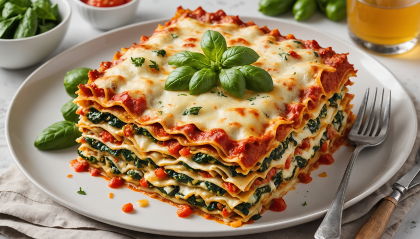 descubre cómo preparar una deliciosa lasaña de verduras, una receta saludable y fácil, perfecta para toda la familia. disfruta de sabores frescos y nutritivos en cada capa.