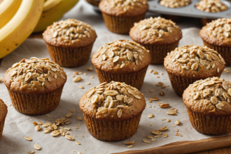 descubre cómo preparar deliciosos muffins de plátano y avena, una opción saludable y fácil para el desayuno o la merienda. receta rápida, ideal para toda la familia.