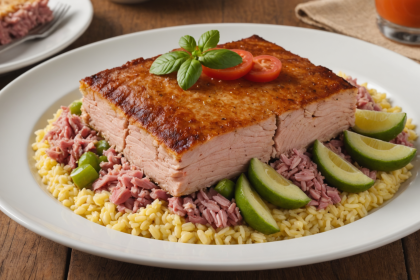 disfruta de una receta fácil y deliciosa de pastel de atún frío, ideal para el verano. perfecto como entrante o plato principal, sorprende a tu familia con este plato refrescante y nutritivo.