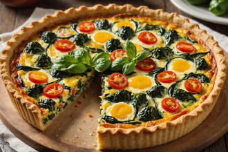 descubre cómo preparar una deliciosa quiche rústica de verduras, perfecta para cualquier ocasión. una receta fácil, saludable y llena de sabor, ideal para amantes de la cocina casera y las comidas ligeras.