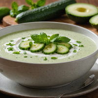descubre cómo preparar una refrescante sopa fría de pepino y yogur, ideal para los días calurosos de verano. fácil, saludable y llena de sabor mediterráneo.
