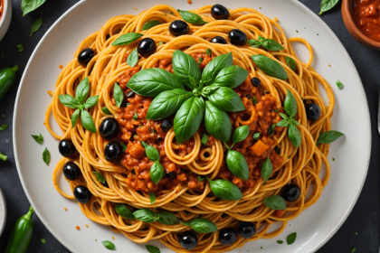 descubre cómo preparar espaguetis de calabaza con una deliciosa salsa mediterránea, perfecta para una comida saludable, ligera y llena de sabor. receta fácil, rápida y nutritiva.