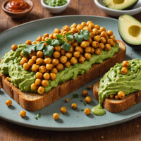 descubre cómo preparar unas deliciosas tostadas de aguacate y garbanzos, una opción saludable, llena de sabor y perfecta para cualquier momento del día. ¡fáciles, rápidas y nutritivas!