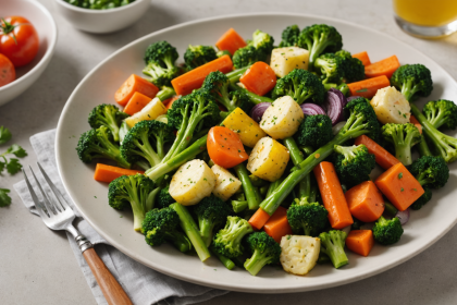 descubre cómo preparar verduras al vapor con una deliciosa vinagreta. una receta saludable, fácil y llena de sabor para acompañar tus comidas o disfrutar como plato principal.