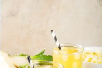 Agua de Piña, Jengibre y Menta
