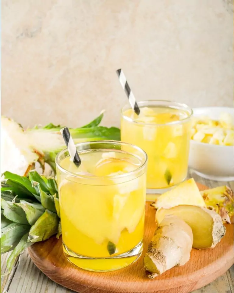 Agua de Piña, Jengibre y Menta 7 Agua de Piña, Jengibre y Menta