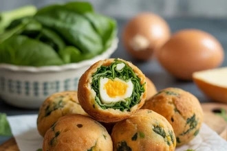 descubre nuestras deliciosas croquetas de espinacas, un aperitivo crujiente y lleno de sabor que combina la frescura de las espinacas con una receta tradicional. perfectas para cualquier ocasión, no te las puedes perder.