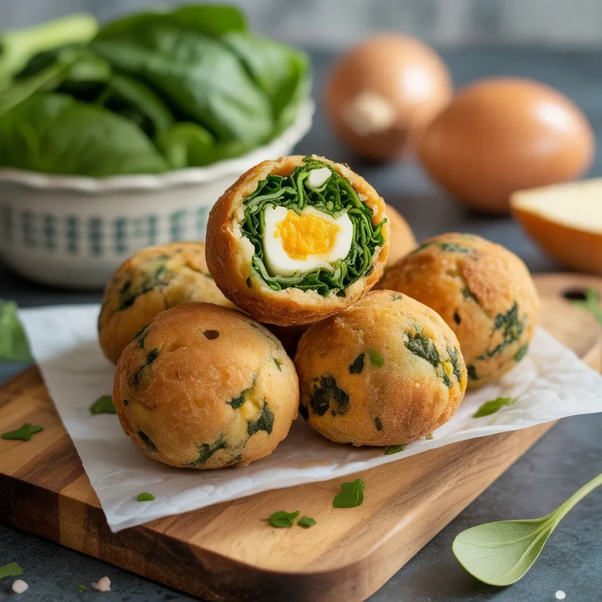 descubre nuestras deliciosas croquetas de espinacas, un aperitivo crujiente y lleno de sabor que combina la frescura de las espinacas con una receta tradicional. perfectas para cualquier ocasión, no te las puedes perder.