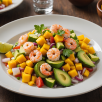 descubre cómo preparar un delicioso ceviche de camarón y mango con aguacate. una receta fresca, fácil y perfecta para sorprender en cualquier ocasión. ¡sabor tropical en cada bocado!