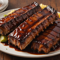descubre cómo preparar deliciosas costillas bbq al horno con un irresistible glaseado de bourbon. una receta fácil y sabrosa, ideal para sorprender a tus invitados en cualquier ocasión.