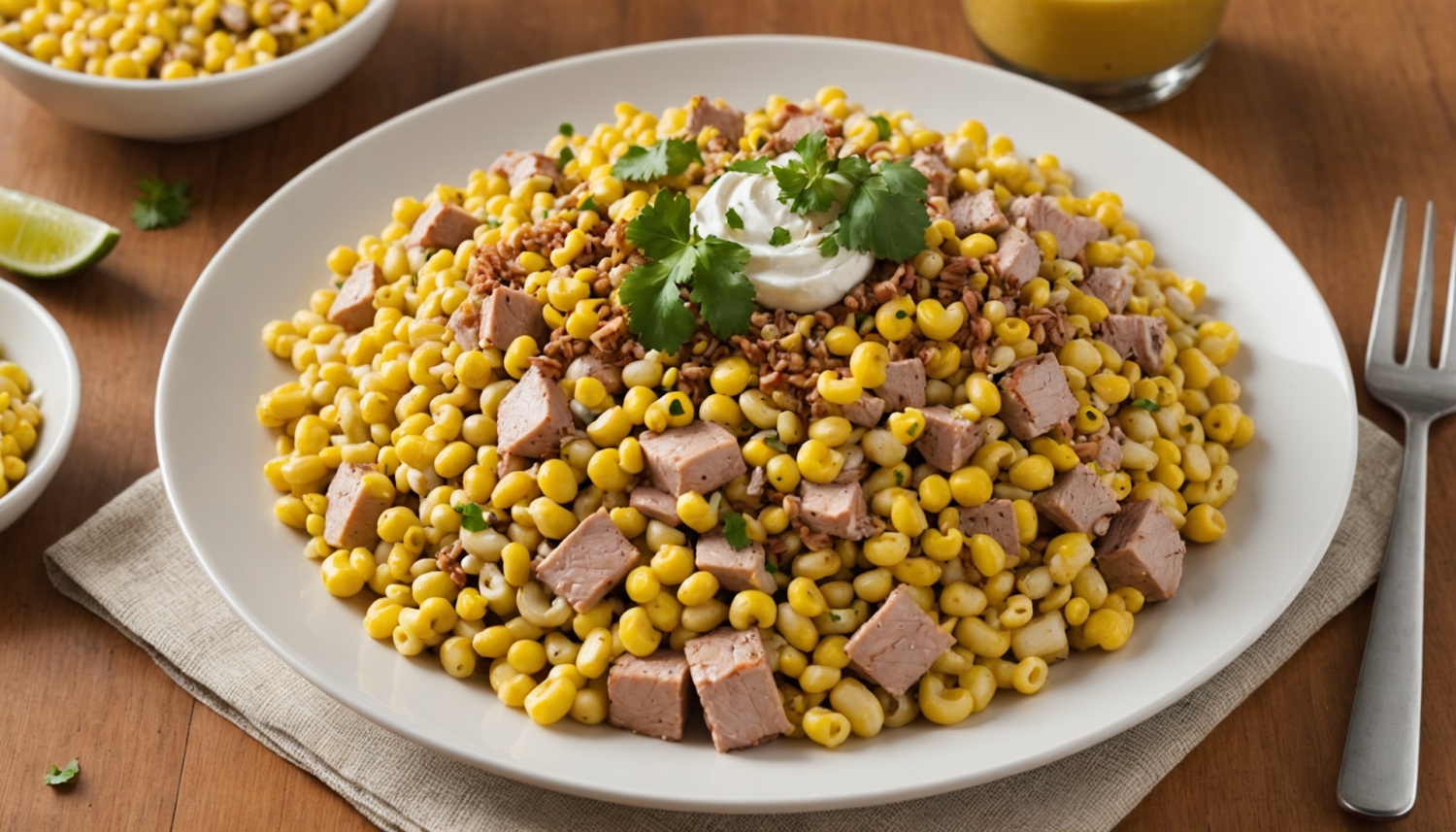 discover how to prepare a delicious elbow pasta salad with tuna, corn, and chipotle mayonnaise. an easy, creamy, and perfect recipe for any occasion. ideal for sharing with family!
