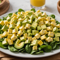 descubre cómo preparar una deliciosa ensalada de huevo cremosa, combinada con aguacate y un toque especial de mostaza dijon. ideal para una comida ligera, saludable y llena de sabor.