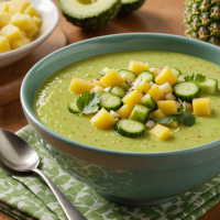 descubre cómo preparar un refrescante gazpacho tropical de piña y pepino, una receta fácil y saludable perfecta para los días calurosos. disfruta de este plato ligero, lleno de sabor y vitaminas.