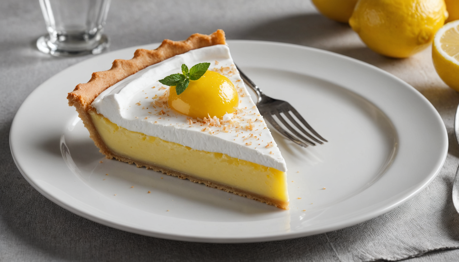 discover how to prepare a delicious cold coconut and lemon tart, perfect for summer. refreshing, easy to make and with an irresistible tropical flavor. surprise everyone with this no-bake dessert!