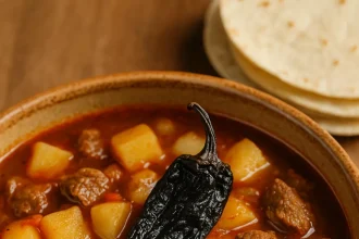 Caldillo Durangueño (Durango) – receta tradicional mexicana preparada por Gina Whitley