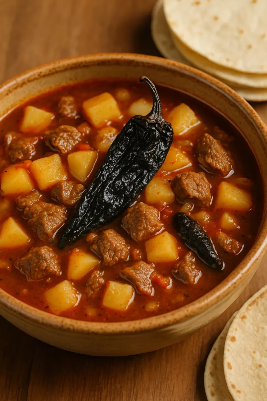 Caldillo Durangueño (Durango) – receta tradicional mexicana preparada por Gina Whitley