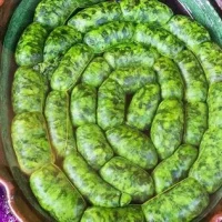 Chorizo Verde del Estado de México – receta tradicional mexicana preparada por Gina Whitley