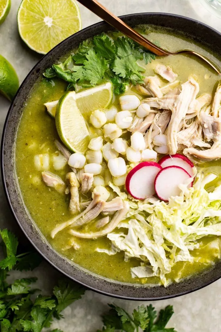 Pozole Verde de Guerrero – receta tradicional mexicana preparada por Gina Whitley