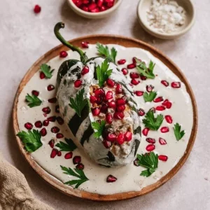 Chile en Nogada Tradicional (Puebla) – receta tradicional mexicana preparada por Gina Whitley