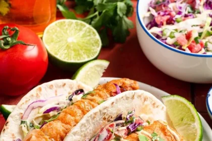 Tacos de Pescado Estilo Baja California – receta tradicional mexicana preparada por Gina Whitley