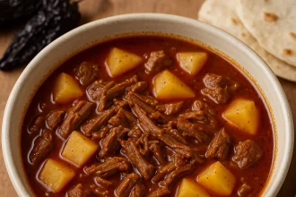 Caldillo Norteño de Chihuahua – receta tradicional mexicana preparada por Gina Whitley