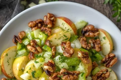 Imagen de Ensalada de peras caramelizadas